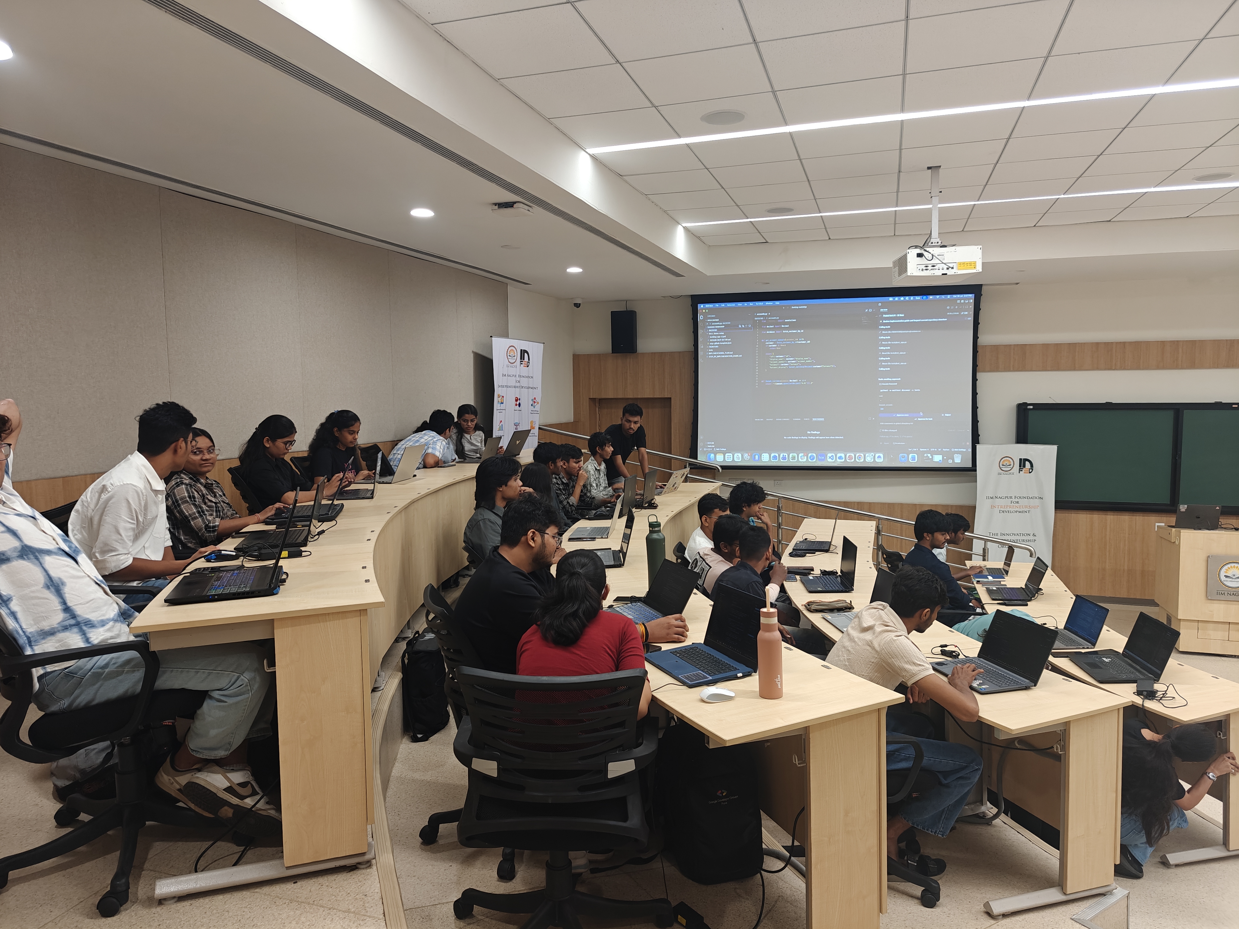 IBM User Group members building together.