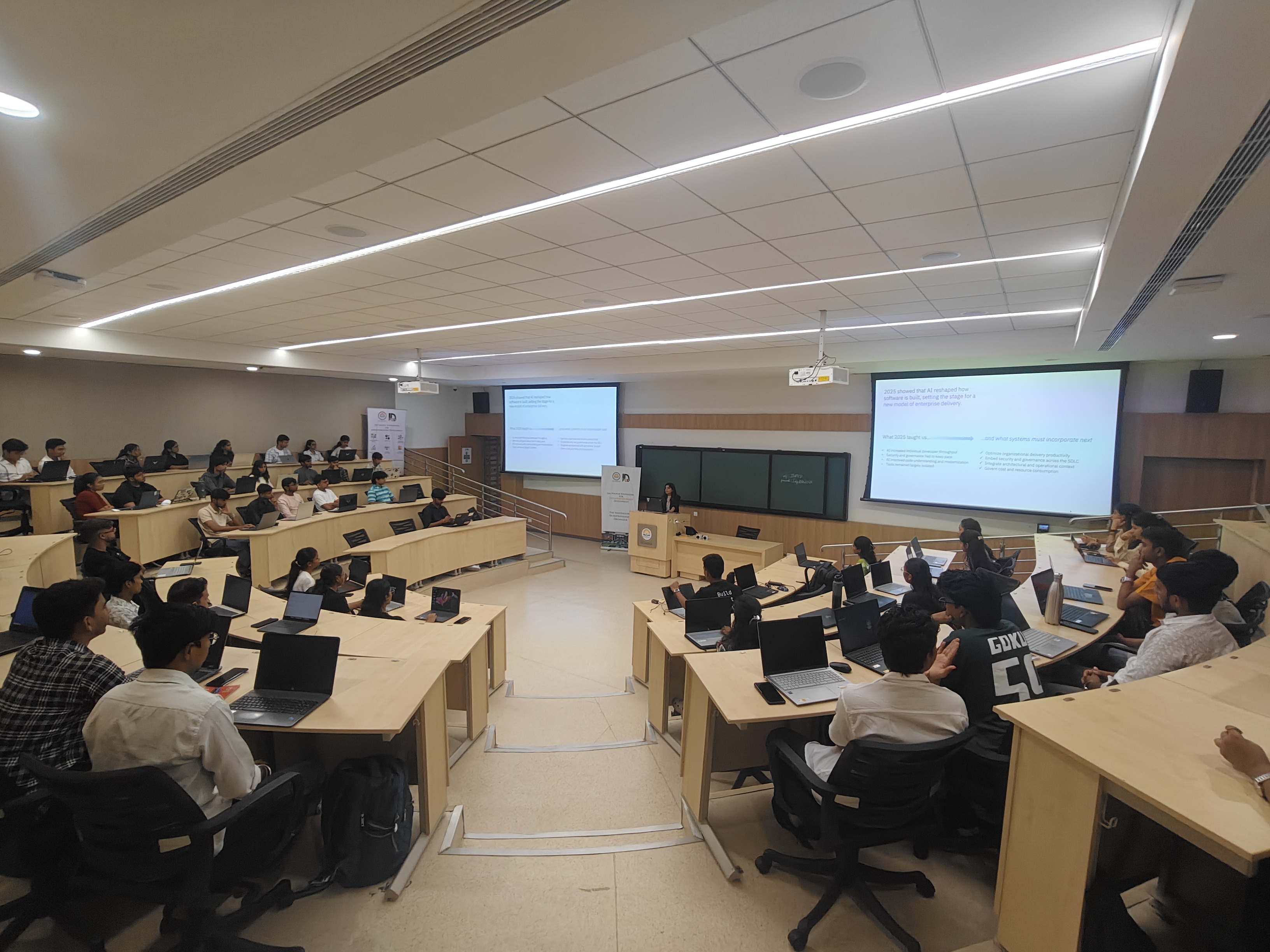 IBM User Group members learning together.